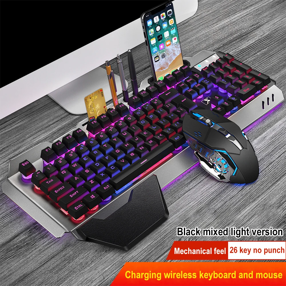 K680 Rechargeable 2.4G wireles - Gaming Keyboard Mini ulasan dan harga