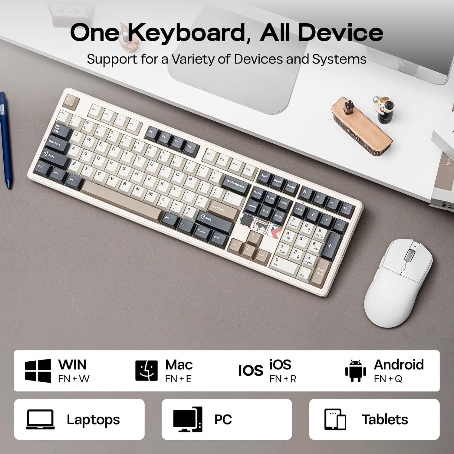 Aula F108 Pro V2 Wireless Gami - Gaming Keyboard Hot Swappable ulasan dan harga