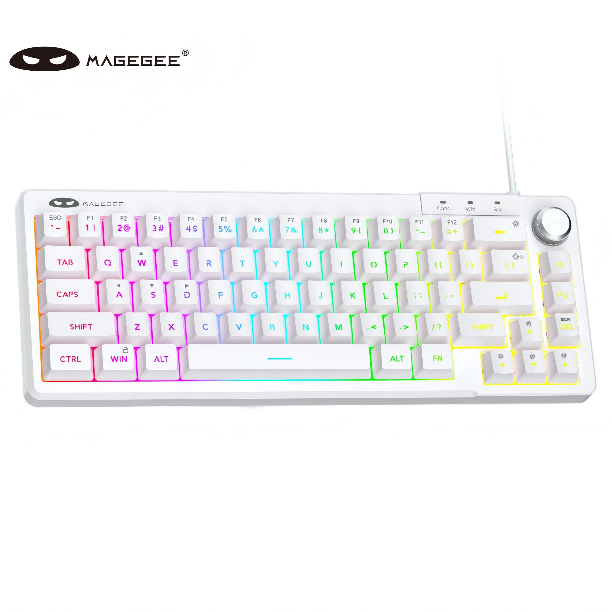 MageGee TS68 Mini 60% Membrane - Keyboard Gaming Blue Switch ulasan dan harga