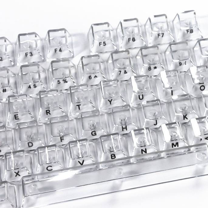 Crystal Transparent Cherry Pro - Gaming Keyboard No Rgb ulasan dan harga