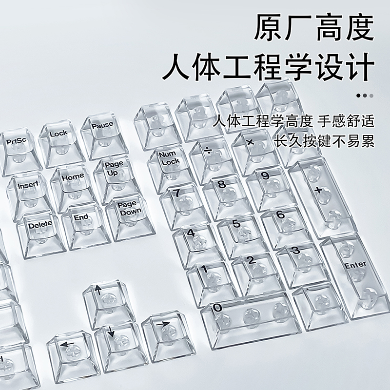 Crystal Transparent Cherry Pro - Gaming Keyboard No Rgb ulasan dan harga