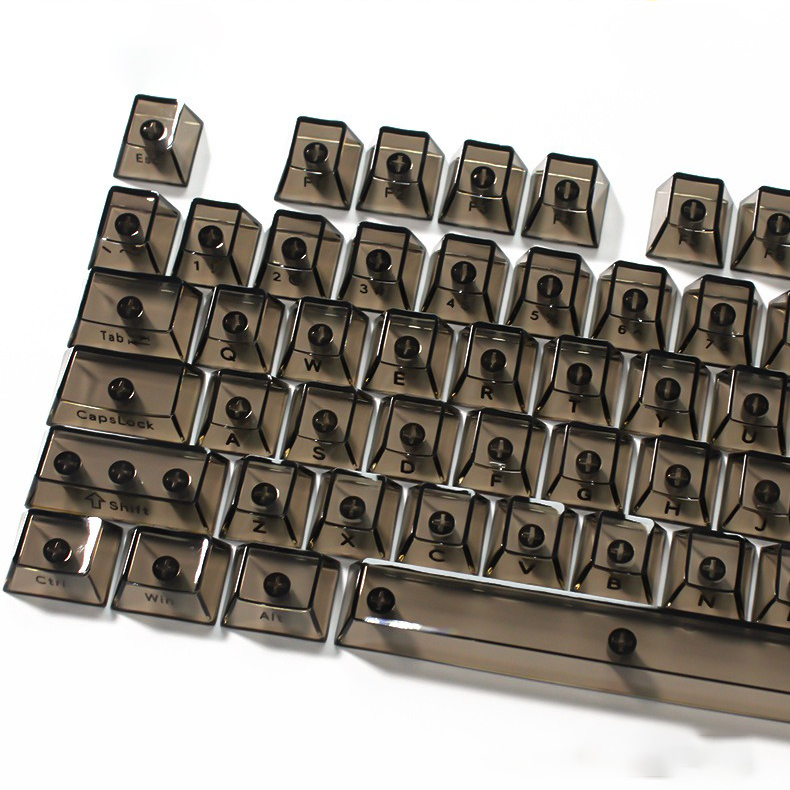 Crystal Transparent Cherry Pro - Gaming Keyboard No Rgb ulasan dan harga